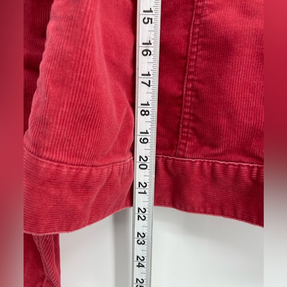 Lands’ End Red Corduroy Jacket Size 18-20 - Picture 7 of 8